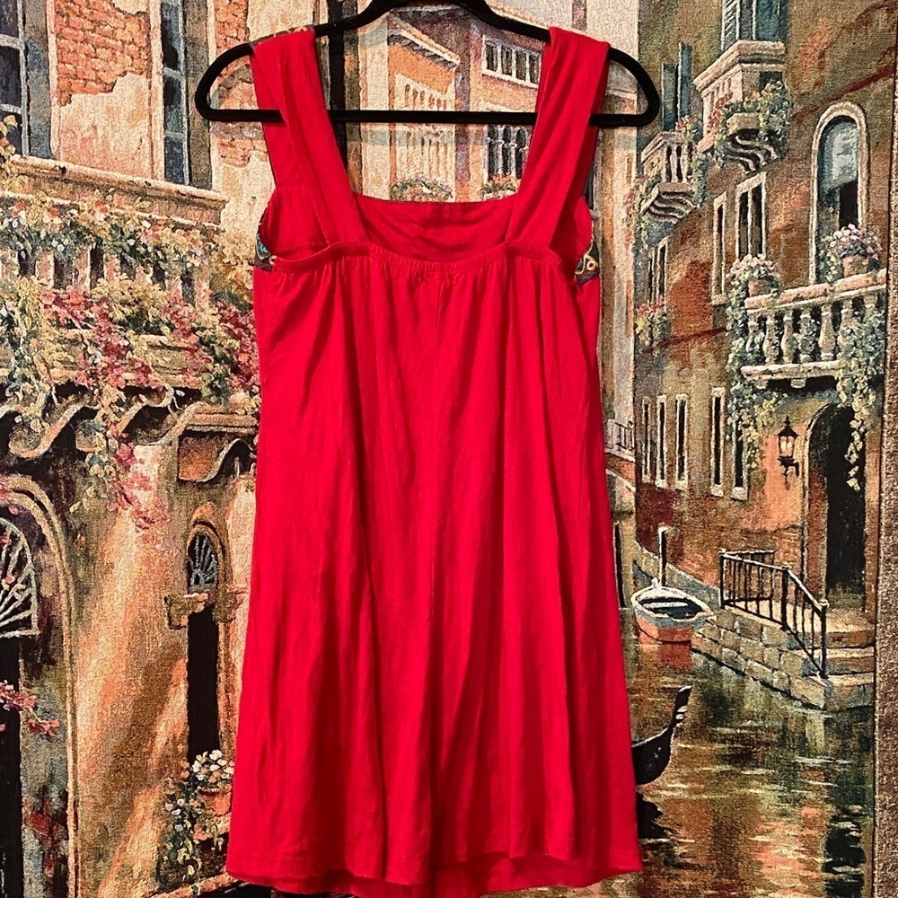 Bohemian Red Embroidered Blouse by Wet Seal - Picture 3 of 3